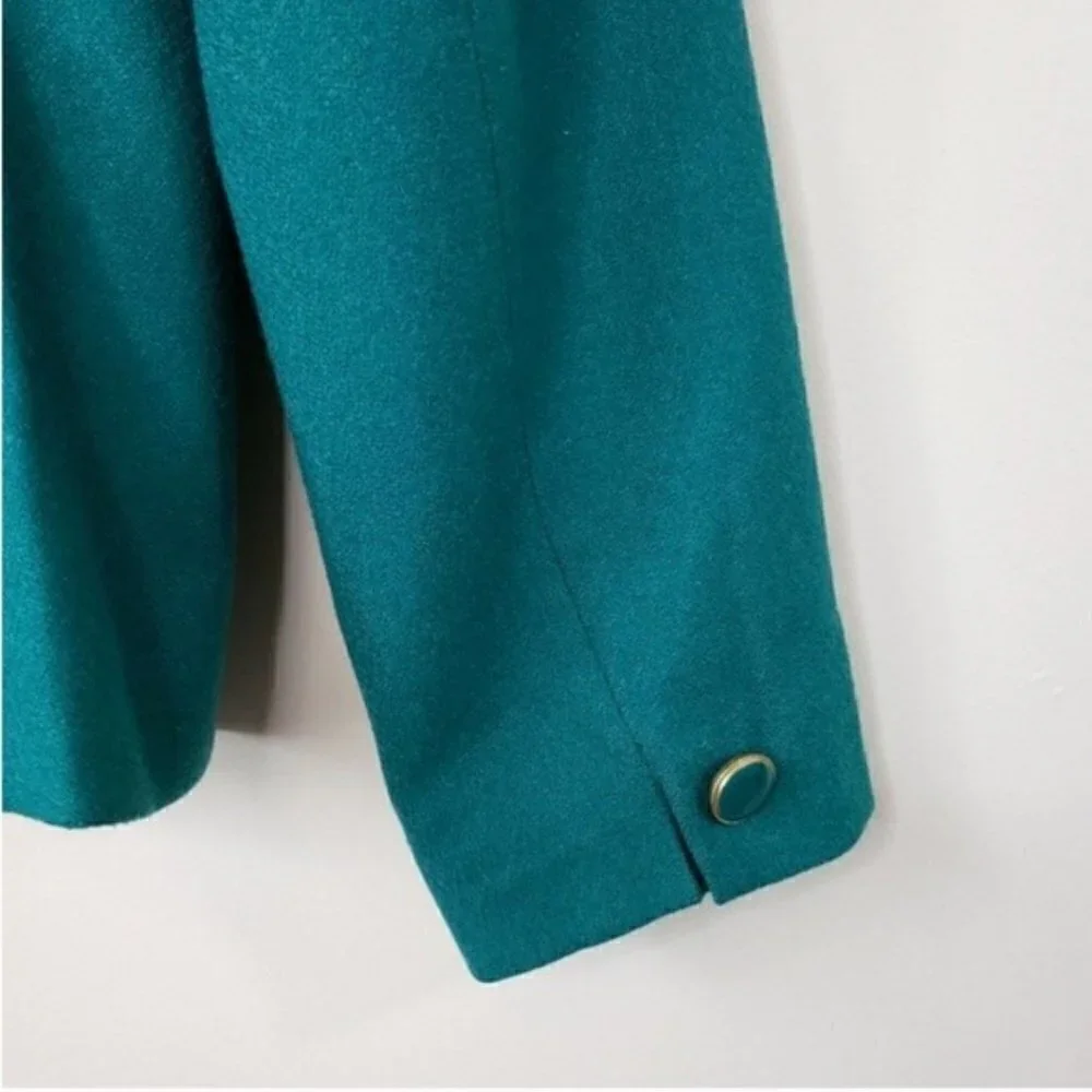 Vintage Pendleton | 4 Button Green Jacket Size 10 - Picture 4 of 5